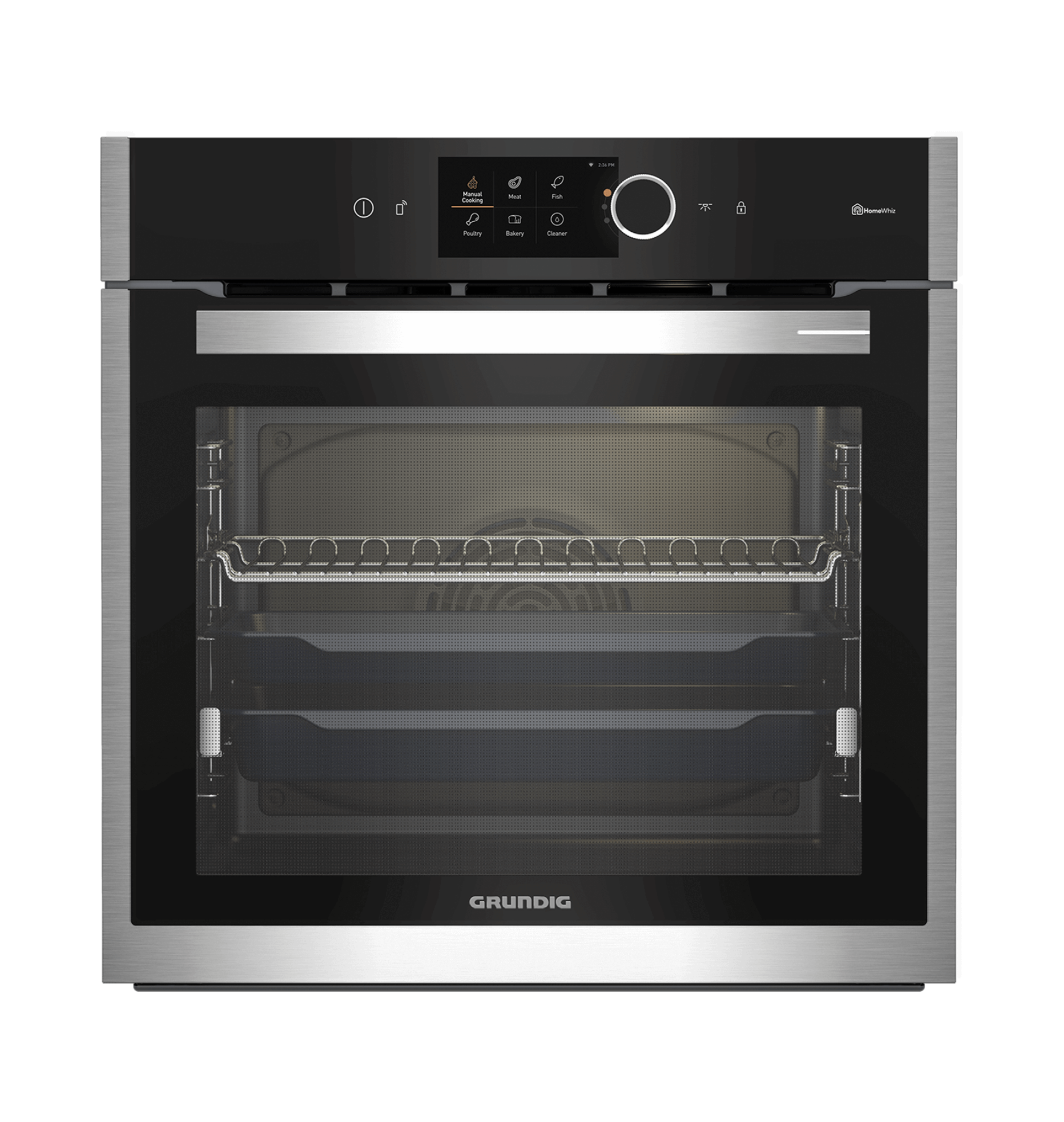 Электрический духовой шкаф Grundig GEBM19600BCHI