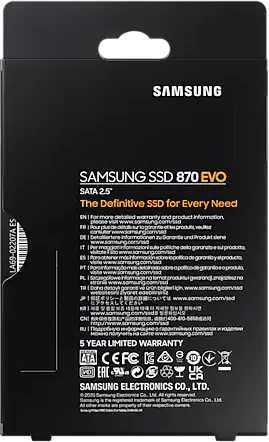 Накопитель SSD Samsung SATA III 4Tb MZ-77E4T0BW 870 EVO 2.5" — фото 11