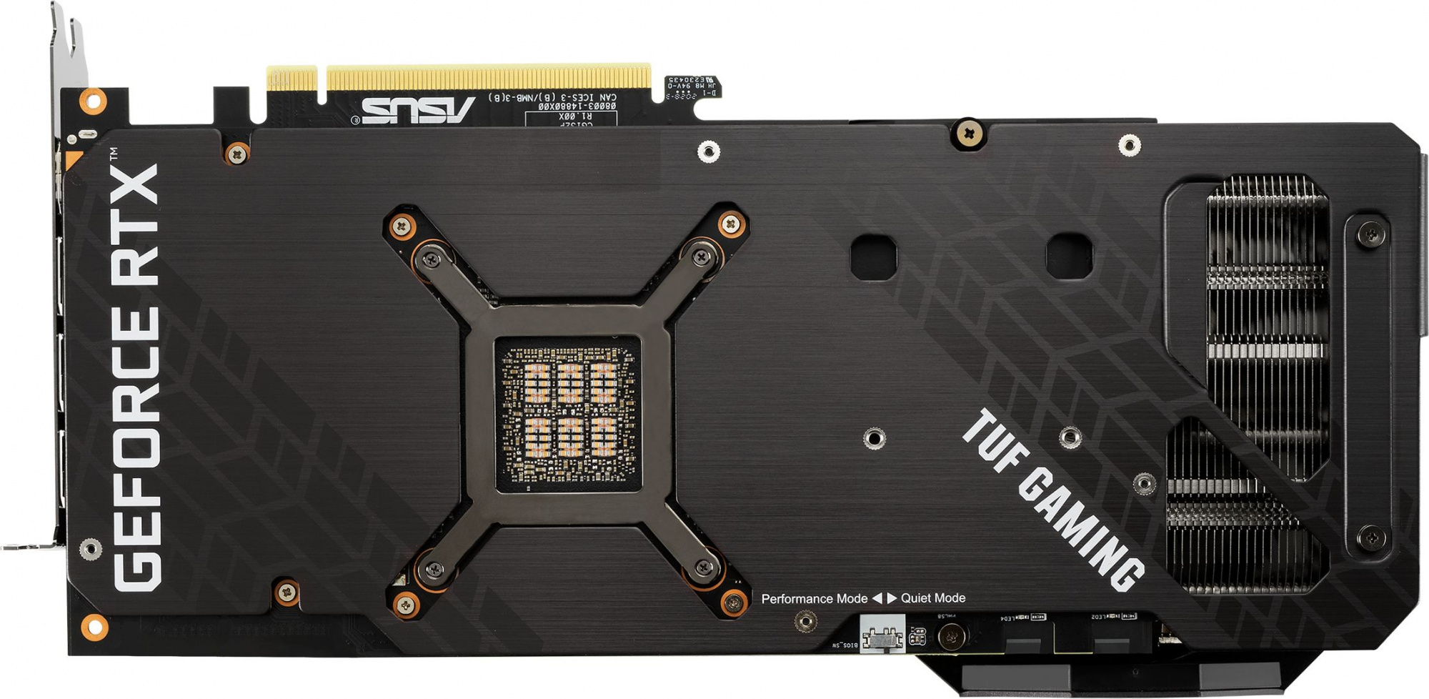 Видеокарта Asus PCI-E 4.0 TUF-RTX3080-O12G-GAMING NVIDIA GeForce RTX 3080 12288Mb 384 GDDR6X 1785/19000 HDMIx2 DPx3 HDCP Ret — фото 4