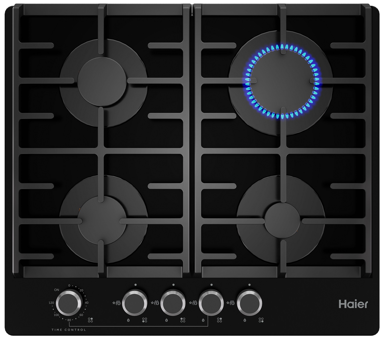Встраиваемая газовая панель независимая Haier HHX-G64CNMB