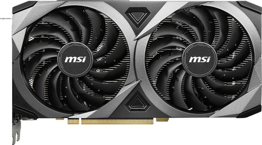 Видеокарта MSI PCI-E 4.0 RTX 3060 Ti VENTUS 2X 8GD6X OC NVIDIA GeForce RTX 3060Ti 8192Mb 256 GDDR6X 1695/14000 HDMIx1 DPx3 HDCP Ret