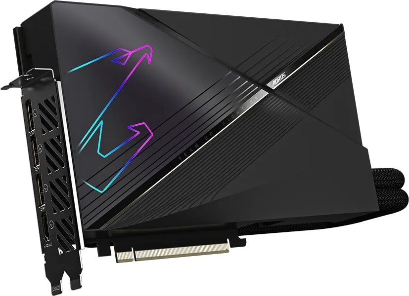 Видеокарта Gigabyte PCI-E 4.0 GV-N4080AORUSX W-16GD NVIDIA GeForce RTX 4080 16384Mb 256 GDDR6X 2550/22400 HDMIx1 DPx3 HDCP Ret