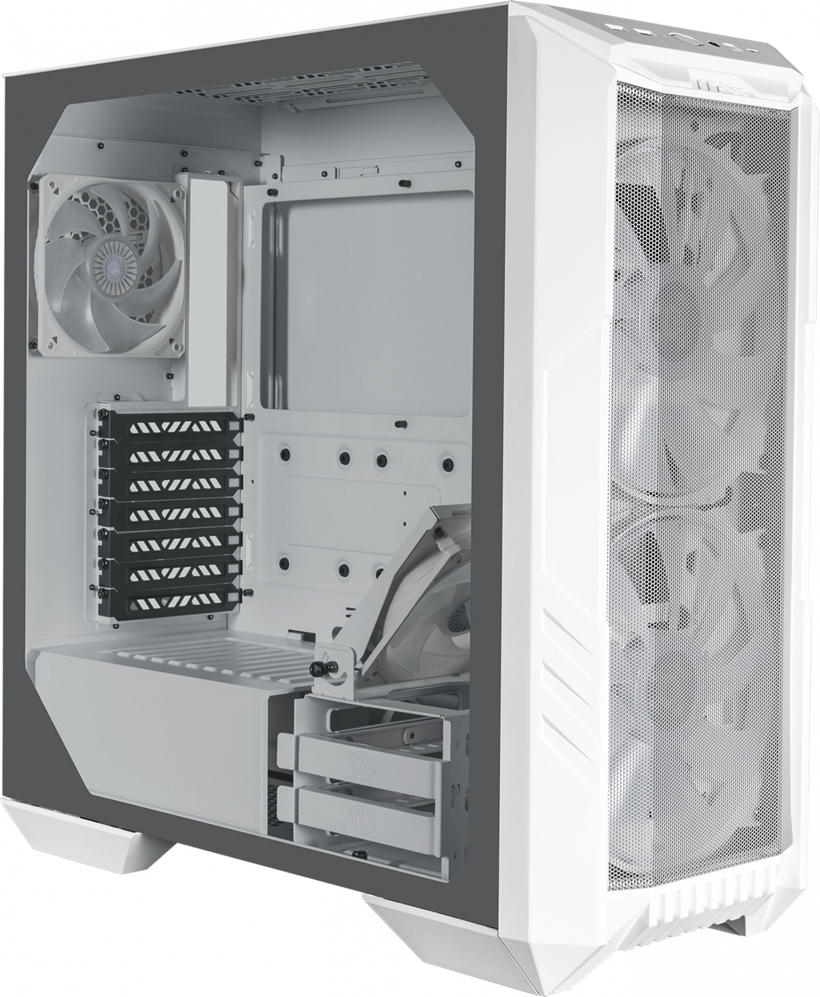Корпус Cooler Master HAF500 белый без БП ATX 4x120mm 4x140mm 4x200mm 2xUSB3.0 audio bott PSU — фото 7