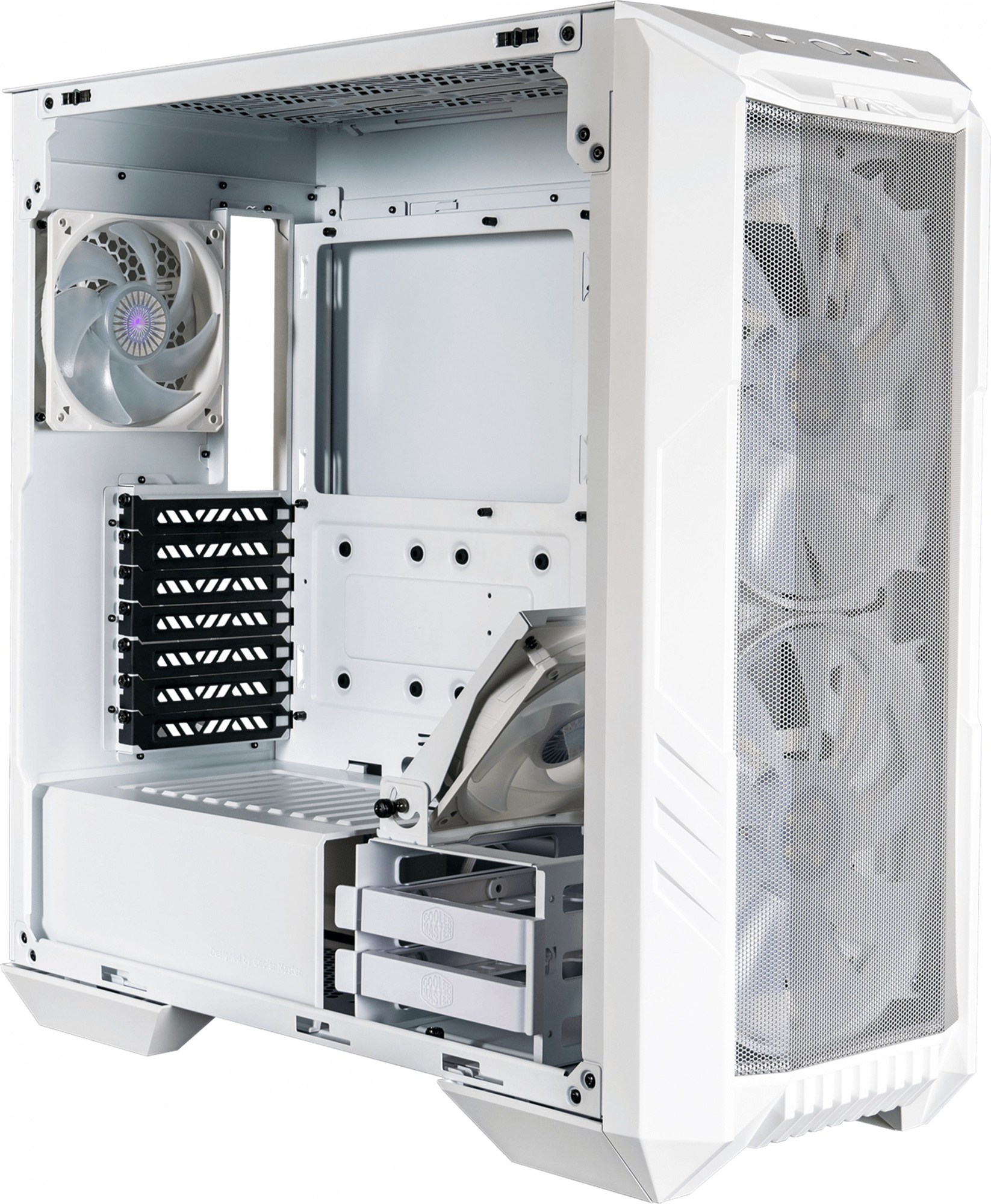 Корпус Cooler Master HAF500 белый без БП ATX 4x120mm 4x140mm 4x200mm 2xUSB3.0 audio bott PSU — фото 6