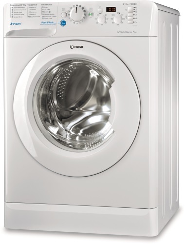 Стиральная машина Indesit Innex BWSD 51051 класс: A-10% загр.фронтальная макс.:5кг белый