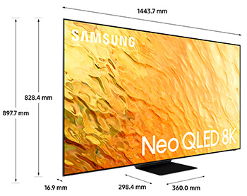 Телевизор QLED Samsung 65" QE65QN800BUXCE — фото 3