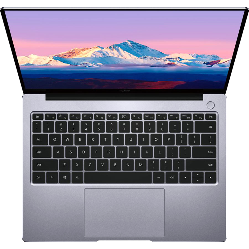 Ноутбук Huawei MateBook B5-430 KLVDZ-WFE9 (53013FCQ) 14"(2160x1440 IPS)/Intel Core i7 1165G7 (2.8Ghz)/16384Mb/512PCISSDGb/noDVD/Int:Intel Iris Xe Graphics/Cam/BT/WiFi/war 1y/1.49kg/Space Grey/Win10Pro — фото 2