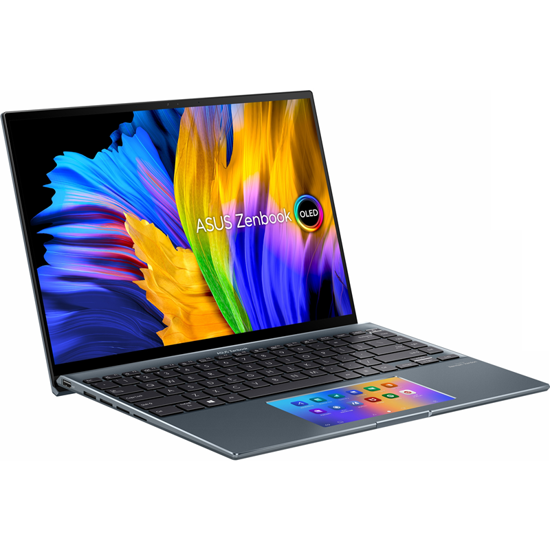 Ноутбук ASUS ZenBook 14X UX5400EG-KN185T (90NB0T83-M001L0) +Bag+Stylus+cable 14"(2880x1800 OLED 16:10)/Touch/Intel Core i7 1165G7(2.8Ghz)/16384Mb/512PCISSD+32 OptaneGb/noDVD/Ext:nVidia GeForce MX450(2