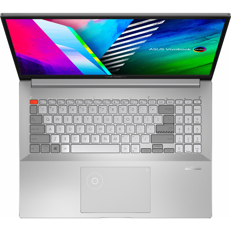 Ноутбук ASUS VivoBook Pro16x N7600PC-L2087W (90NB0UI3-M03030) 16"(3840x2400 OLED 16:10)/Intel Core i7 11370H(3Ghz)/16384Mb/512PCISSDGb/noDVD/Ext:nVidia GeForce RTX3050(4096Mb)/Cam/BT/WiFi/1.95kg/Cool  — фото 2