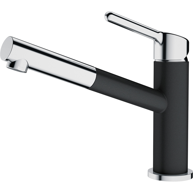 Смеситель Franke ORBIT PULL-OUT (с выдвижным шлангом), хром/оникс (115.0623.057)