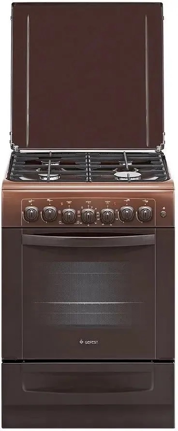 Плита Газовая Gefest ПГЭ 6102-02 0301 коричневый