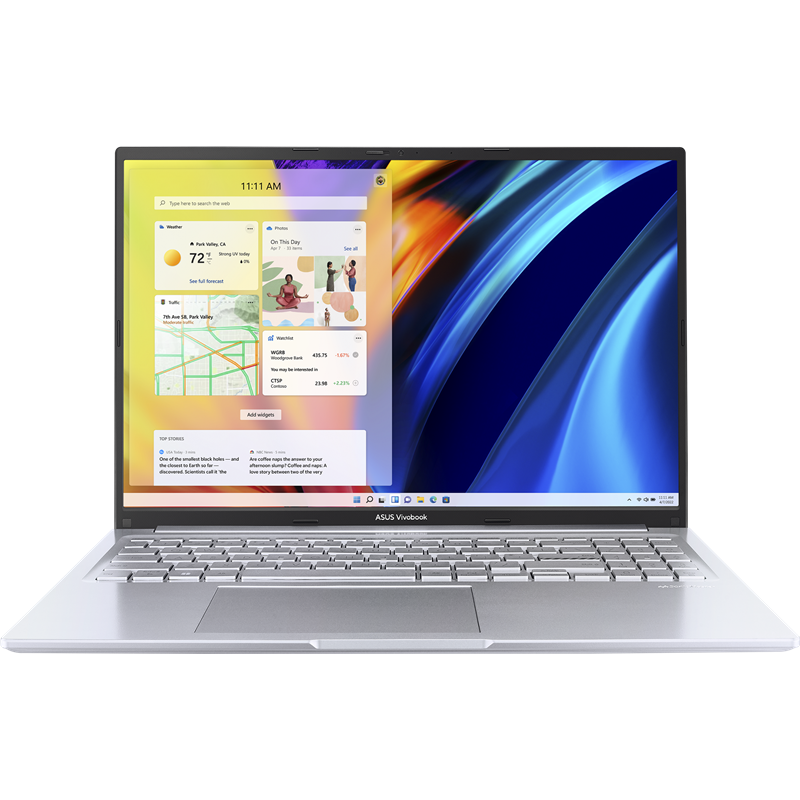 Ноутбук ASUS M1603QA-MB071 (90NB0Y81-M00310) 16"(1920x1200)/AMD Ryzen 5 5600H(3.3Ghz)/16384Mb/512PCISSDGb/noDVD/Int:AMD Radeon Vega 7/Cam/BT/WiFi/1.88kg/Transparent Silver/DOS