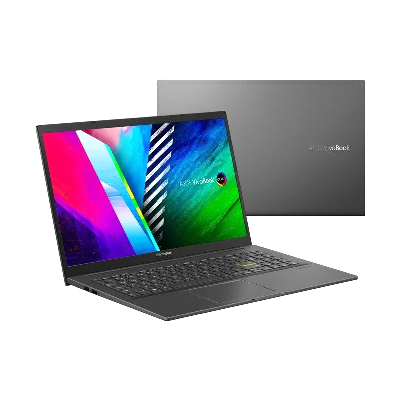 Ноутбук ASUS VivoBook K513EA-L11998W (90NB0SG1-M38540) 15.6"(1920x1080 OLED)/Intel Core i5 1135G7(2.4Ghz)/8192Mb/512PCISSDGb/noDVD/Int:Intel Iris Xe Graphics/Cam/BT/WiFi/war 1y/1.8kg/Indie Black/W11 — фото 2