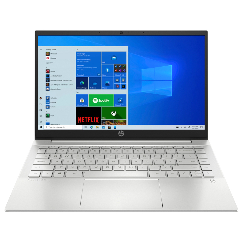Ноутбук HP Pavilion 14-ec0046ur (601C7EA#ACB) 14"(1920x1080 IPS)/AMD Ryzen 5 5500U(2.1Ghz)/8192Mb/512PCISSDGb/noDVD/Int:AMD Radeon Integrated Graphics/Cam/BT/WiFi/43WHr/war 1y/Natural silver /WinHome