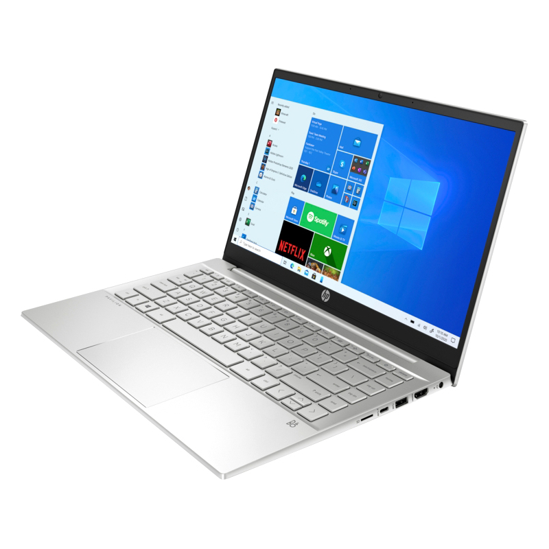 Ноутбук HP Pavilion 14-ec0046ur (601C7EA#ACB) 14"(1920x1080 IPS)/AMD Ryzen 5 5500U(2.1Ghz)/8192Mb/512PCISSDGb/noDVD/Int:AMD Radeon Integrated Graphics/Cam/BT/WiFi/43WHr/war 1y/Natural silver /WinHome — фото 2