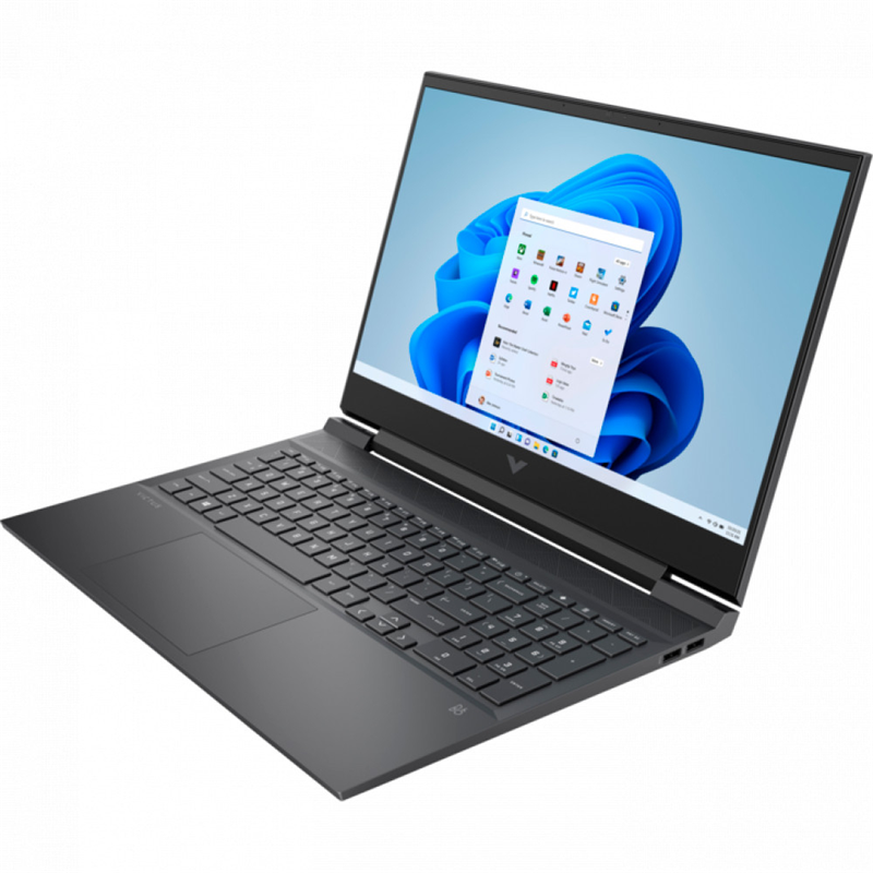 Ноутбук HP Victus 16-d1059ci (6K317EA) 16.1"(1920x1080 IPS)/Intel Core i5 12500H(3.3Ghz)/16384Mb/512PCISSDGb/noDVD/Ext:GeForce RTX 3050 Ti(4096Mb)/Cam/BT/WiFi/70WHr/war 1y/Mica Silver/FreeDOS + RU kbd — фото 2