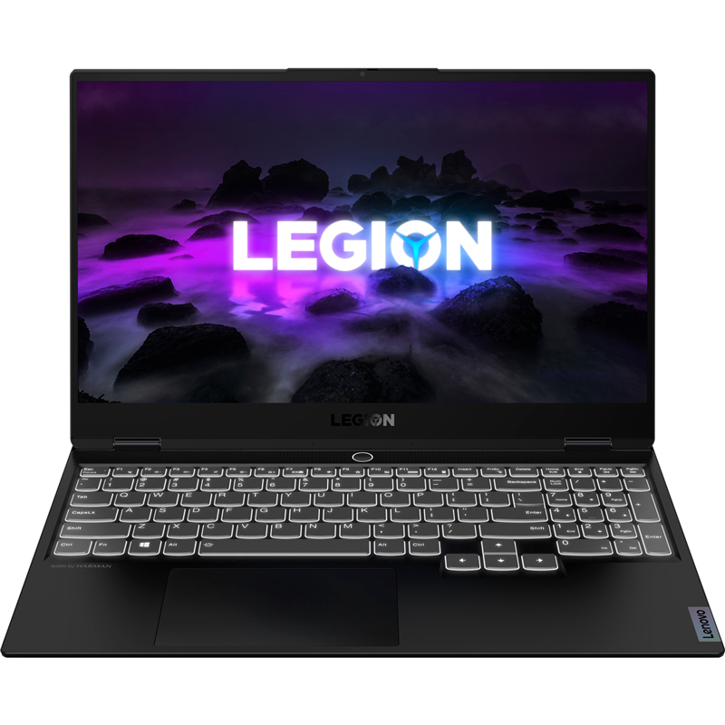 Ноутбук Lenovo Legion S7 15ACH6 (82K8001ARK) 15.6"(1920x1080 IPS)/AMD Ryzen 5 5600H(3.3Ghz)/16384Mb/1024SSDGb/noDVD/Ext:nVidia GeForce RTX3060(6144Mb)/Cam/BT/WiFi/71WHr/war 1y/1.9kg/shadow black/noOS