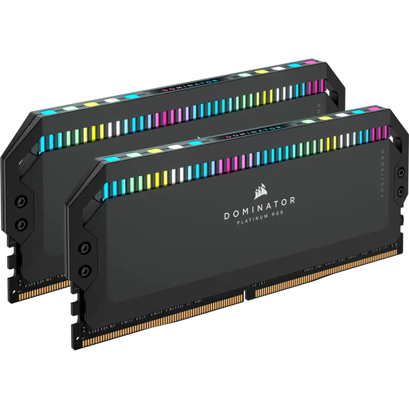 Память DDR5 2x16Gb 5200MHz Corsair CMT32GX5M2B5200C40 DOMINATOR PLATINUM RGB RTL PC5-41600 CL40 DIMM 288-pin