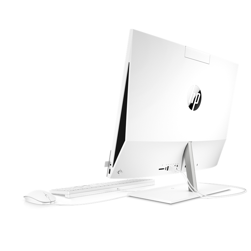 Моноблок HP Pavilion 24-k0013ur (14Q34EA#ACB) 23.8"(1920x1080)/Intel Core i3 10300T(3Ghz)/4096Mb/256SSDGb/noDVD/Int:Intel Internal Graphics /Cam/WiFi/war 1y/White/WinHome + RU kbd — фото 3