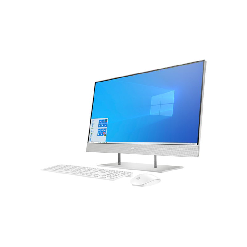 Моноблок HP All-in-One 27-dp0019ny (236W4EA) 27"(1920x1080)/AMD Ryzen 5 4500U(2.3Ghz)/8192Mb/256PCISSDGb/noDVD/Int:AMD Intergrated Graphics /Cam/WiFi/war 1y/Starry White/FreeDOS + EN kbd — фото 3