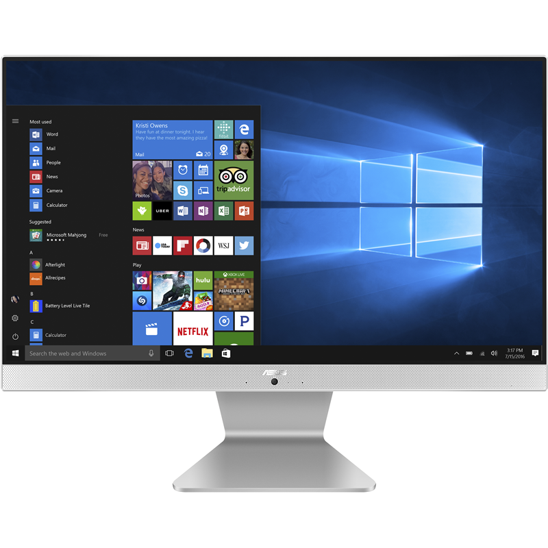 Моноблок ASUS Vivo AIO V222GAK-WA003X (90PT0212-M003L0) 21.5"(1920x1080 (матовый) IPS)/Intel Pentium Silver J5040(2Ghz)/8192Mb/256SSDGb/noDVD/Int:Intel HD/Cam/BT/WiFi/war 1y/4.8kg/White/Win11Pro