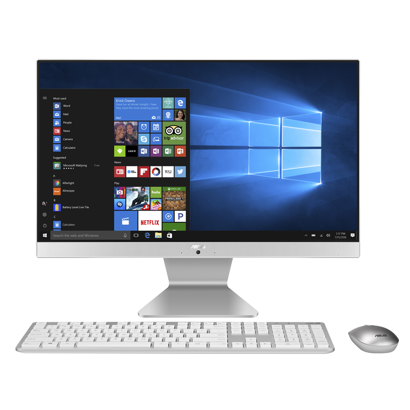 Моноблок ASUS Vivo AIO V222GAK-WA003X (90PT0212-M003L0) 21.5"(1920x1080 (матовый) IPS)/Intel Pentium Silver J5040(2Ghz)/8192Mb/256SSDGb/noDVD/Int:Intel HD/Cam/BT/WiFi/war 1y/4.8kg/White/Win11Pro — фото 2