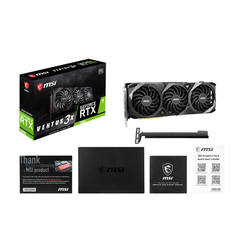 Видеокарта MSI GeForce RTX 3090 VENTUS 3X 24G OC — фото 3