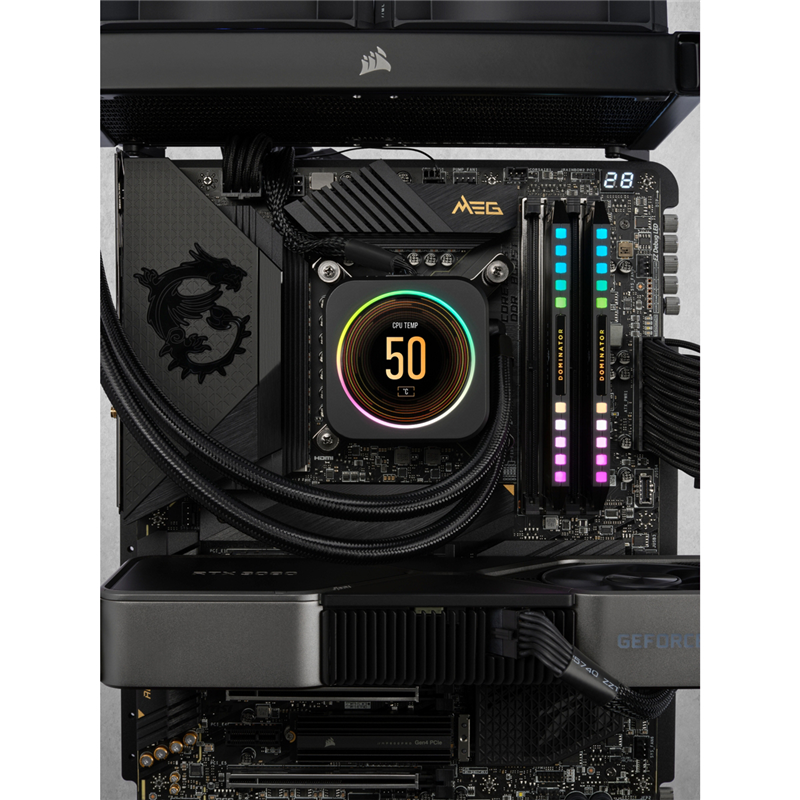 Оперативная память Corsair Dominator Platinum RGB (32 ГБ x 2 шт.) DDR5 5600 МГц DIMM CL40 CMT64GX5M2B5600C40 — фото 4