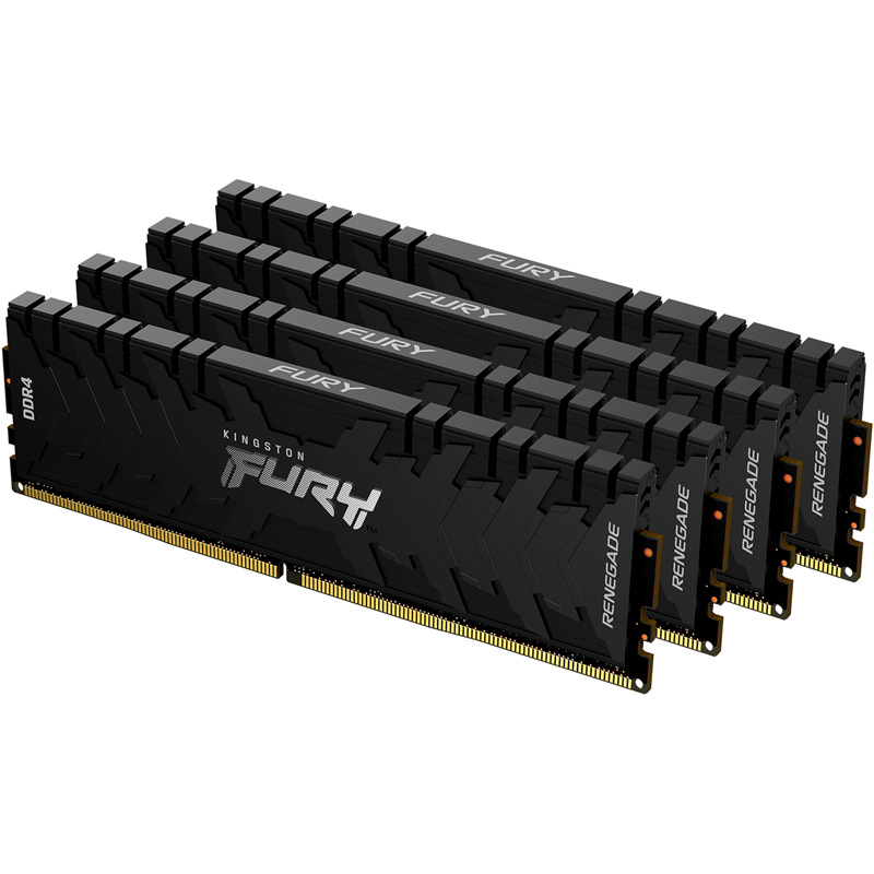 Память оперативная Kingston FURY Renegade Black (KF436C18RBK4/128) 128GB 3600MHz DDR4 CL18 DIMM (Kit of 4)