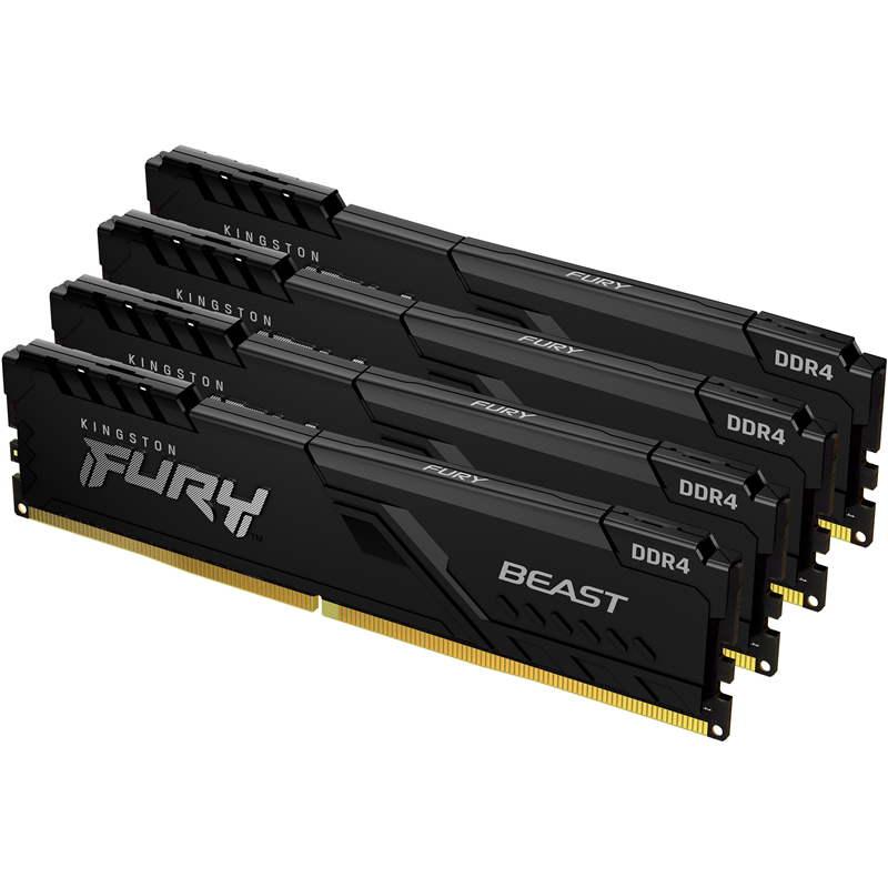 Память оперативная Kingston FURY Beast KF432C16BBK4/128 — фото 2