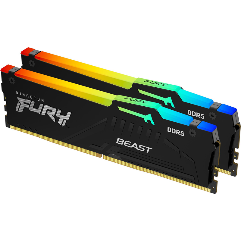 Память оперативная Kingston FURY Beast RGB KF552C40BBAK2-64