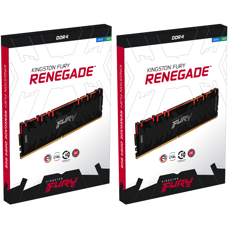 Память оперативная Kingston FURY Renegade RGB KF436C16RB1AK4/64 — фото 4