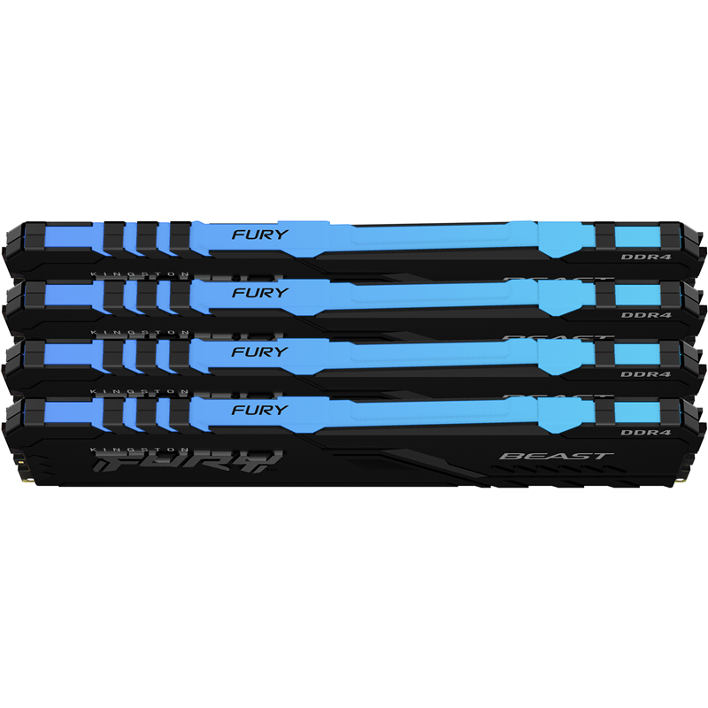 Память оперативная Kingston FURY Beast RGB KF436C18BBAK4/64 — фото 3