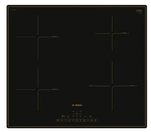 Индукционная варочная поверхность Bosch Serie 6 PIE611FC5R черный