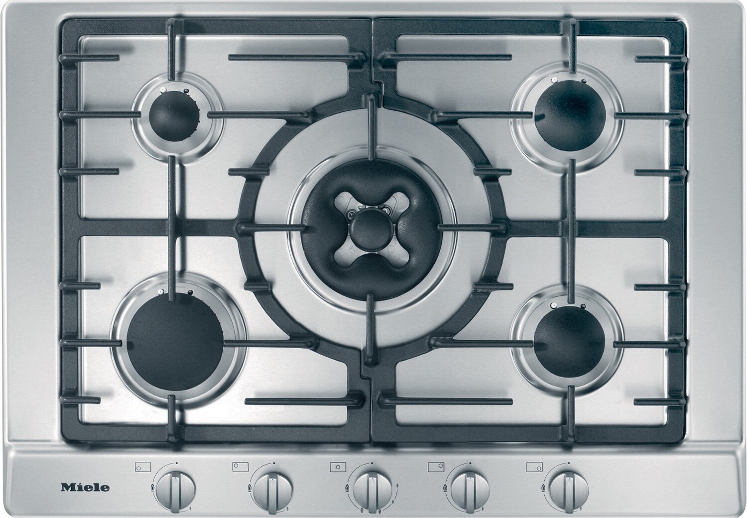 Газовая варочная поверхность Miele KM 2032 G IX GH 75CM 5 FUO