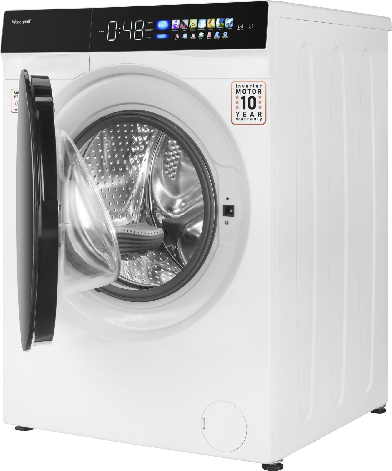 Стиральная машина Weissgauff WM 999 Full Touch DC Inverter Steam — фото 2
