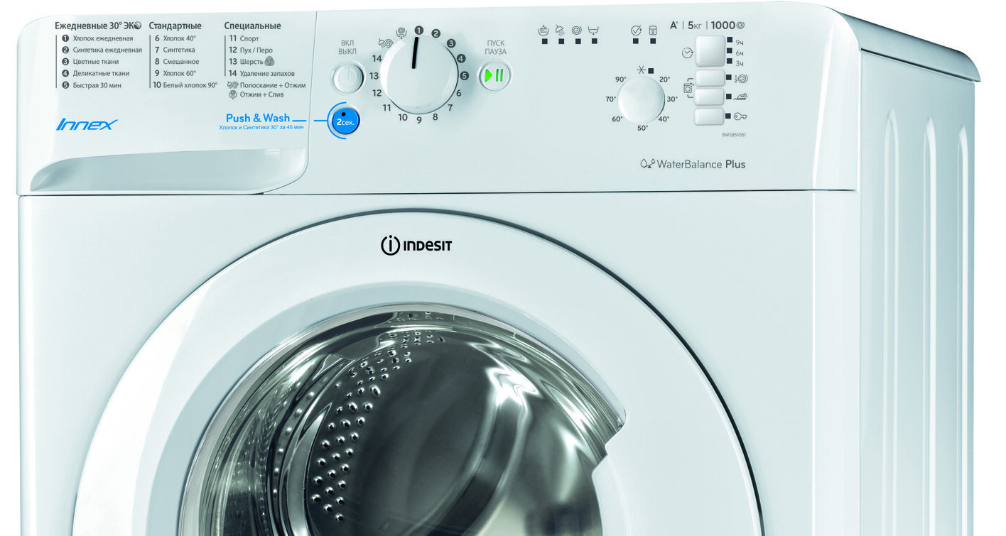 Стиральная машина Indesit Innex BWSB 51051 — фото 2