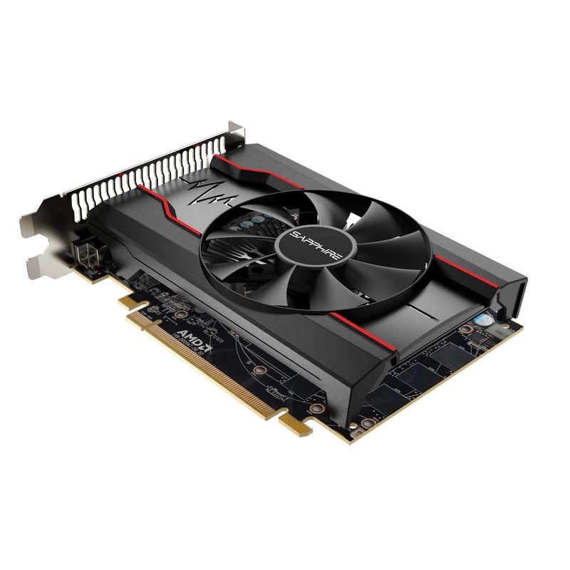 Видеокарта Sapphire PCI-E 11268-01-20G RX 550 4G OC AMD Radeon RX 550 4096Mb 128 GDDR5 1206/7000 DVIx1 HDMIx1 DPx1 HDCP Ret — фото 2