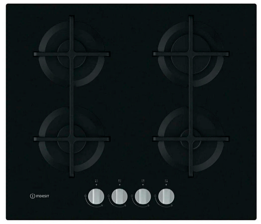 Газовая варочная поверхность Indesit ING 61T/BK черный
