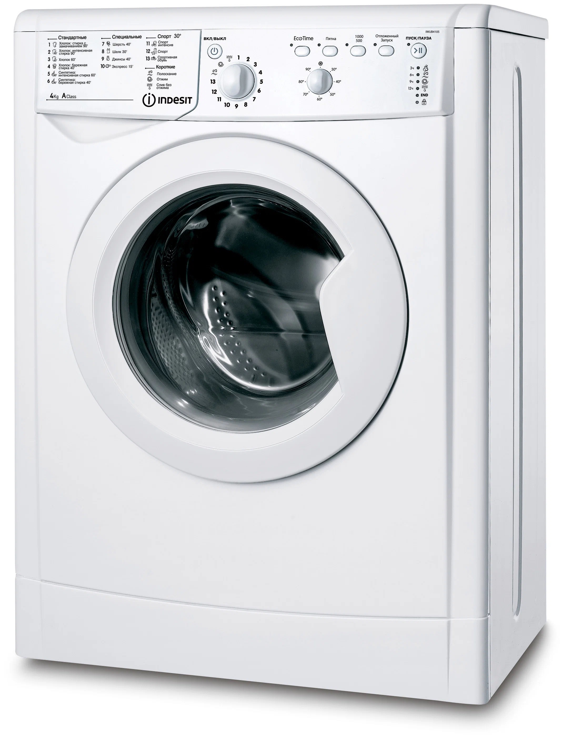 Стиральная машина Indesit EcoTime IWUB 4105