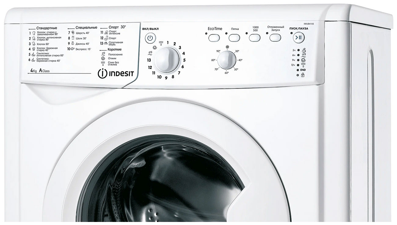 Стиральная машина Indesit EcoTime IWUB 4105 — фото 2
