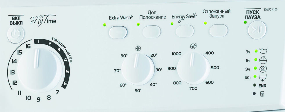 Стиральная машина Indesit EWUC 4105 — фото 3