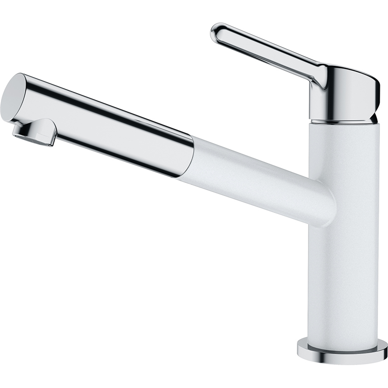 Смеситель Franke ORBIT PULL-OUT  хром/белый (115.0623.139)