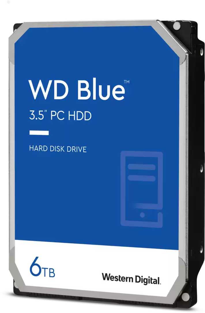 Жесткий диск WD SATA-III 6Tb WD60EZAZ Desktop Blue (5400rpm) 256Mb 3.5"