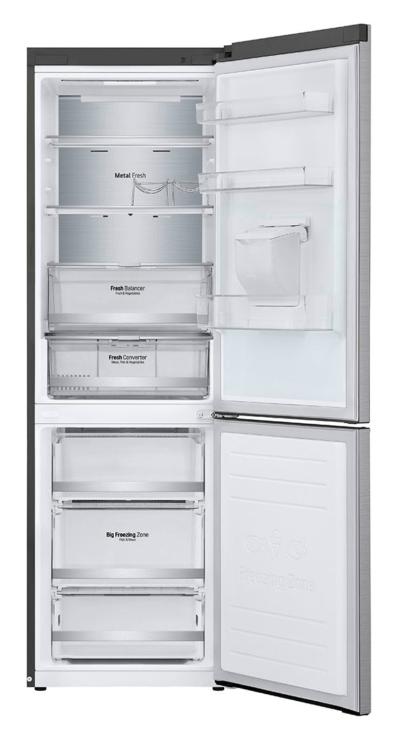 Холодильник LG GC-F459SMUM серебристый (двухкамерный) — фото 4