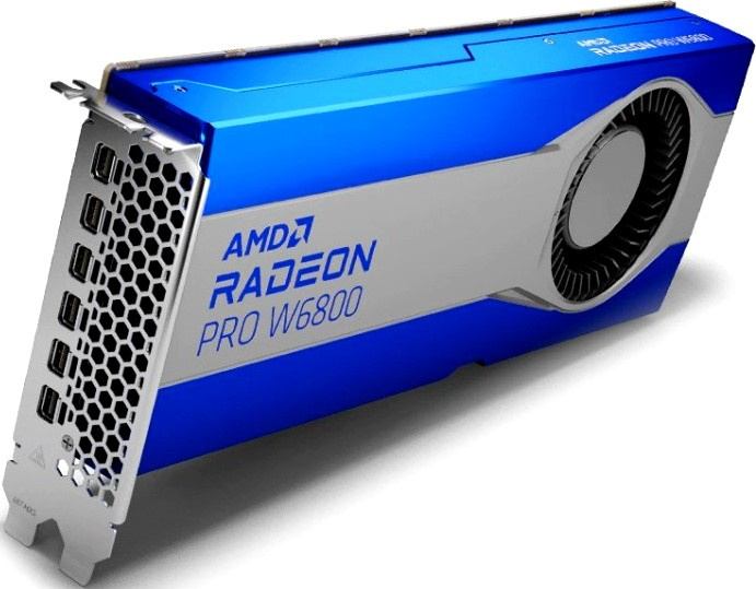 Видеокарта Dell PCI-E 4.0 490-BHCL AMD Radeon Pro W6800 32768Mb GDDR6 mDPx6 HDCP oem — фото 2