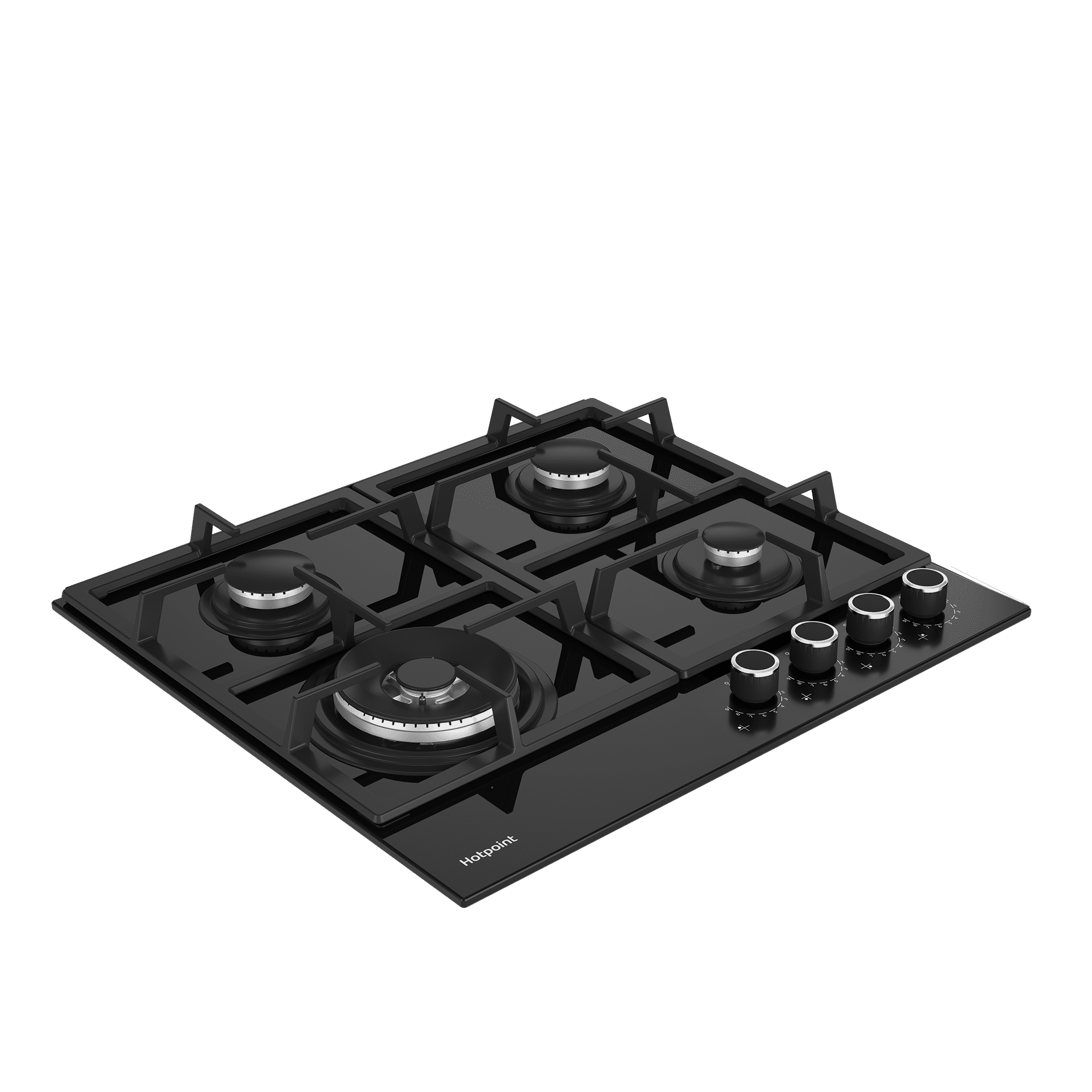 Встраиваемая газовая панель независимая Hotpoint HGS 62F/BK — фото 2