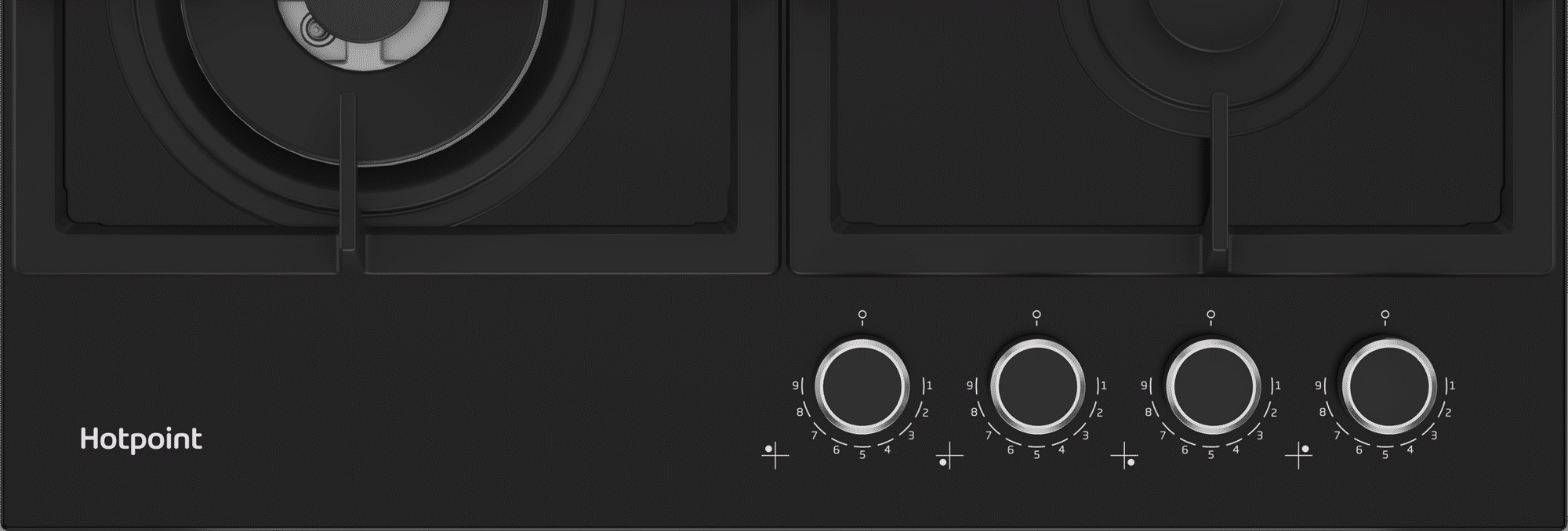 Встраиваемая газовая панель независимая Hotpoint HGS 62F/BK — фото 5