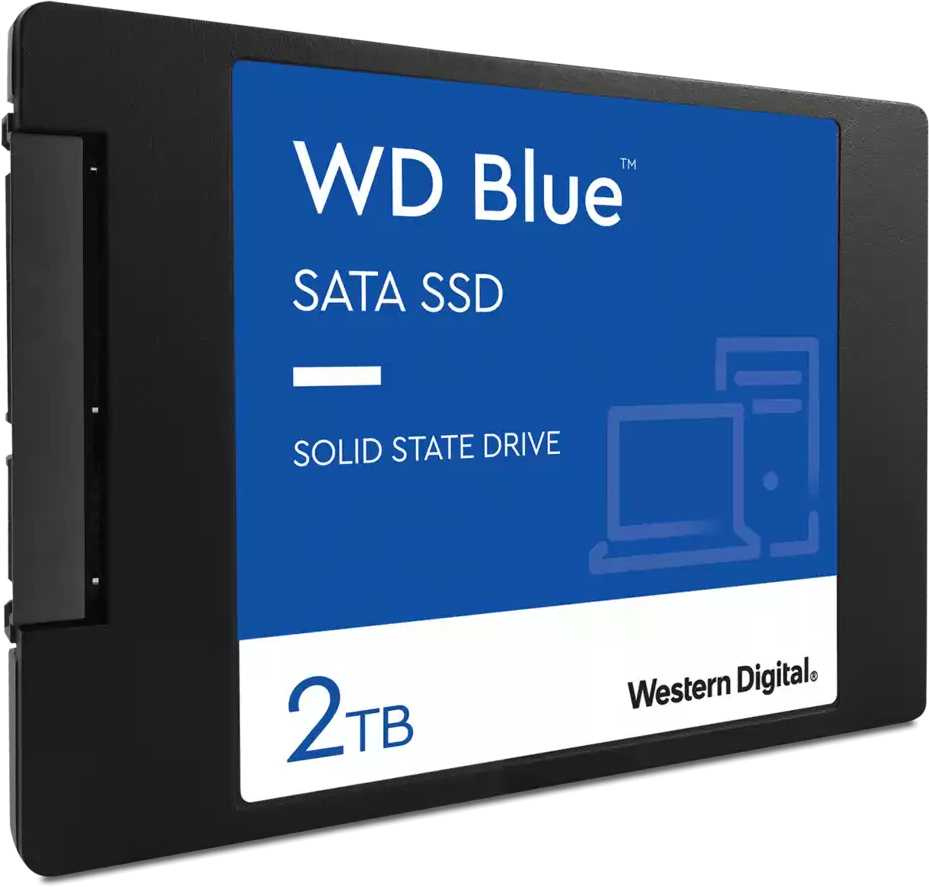 Накопитель SSD WD SATA III 2Tb WDS200T2B0A Blue 2.5" — фото 3