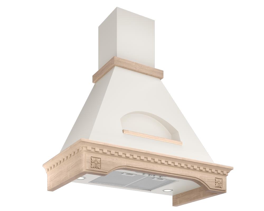 Вытяжка BELVEDER FL. 90P-650-P3D BEIG/OAK UN ELIKOR